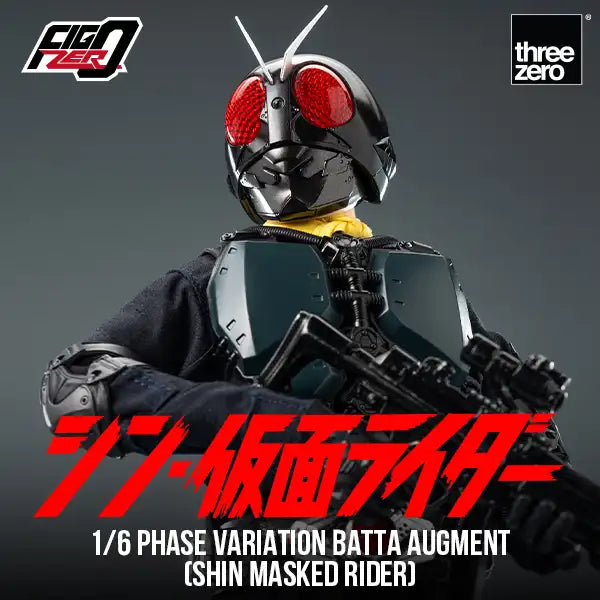 Threezero FigZero Phase Variation Batta Augment (Shin Masked Rider)1:6 Scale Collectible Figure 3Z0677