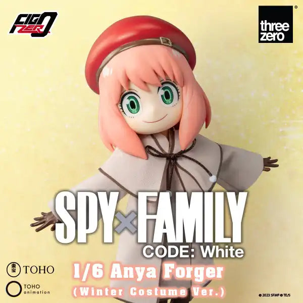 Threezero SPY×FAMILY CODE: White FigZero 1/6 Anya Forger (Winter Costume Ver.) 3Z0781