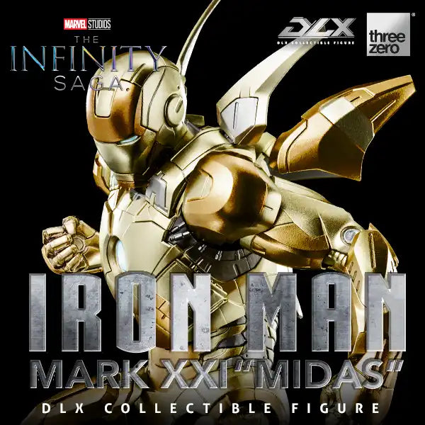 Threezero Marvel Studios: The Infinity Saga DLX Iron Man Mark 21 “Midas”