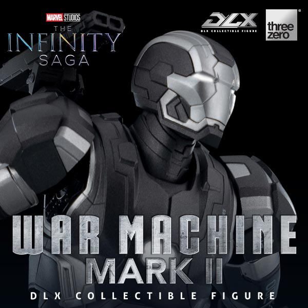 Threezero Marvel Studios: The Infinity Saga DLX War Machine Mark 2 Collectible Figure