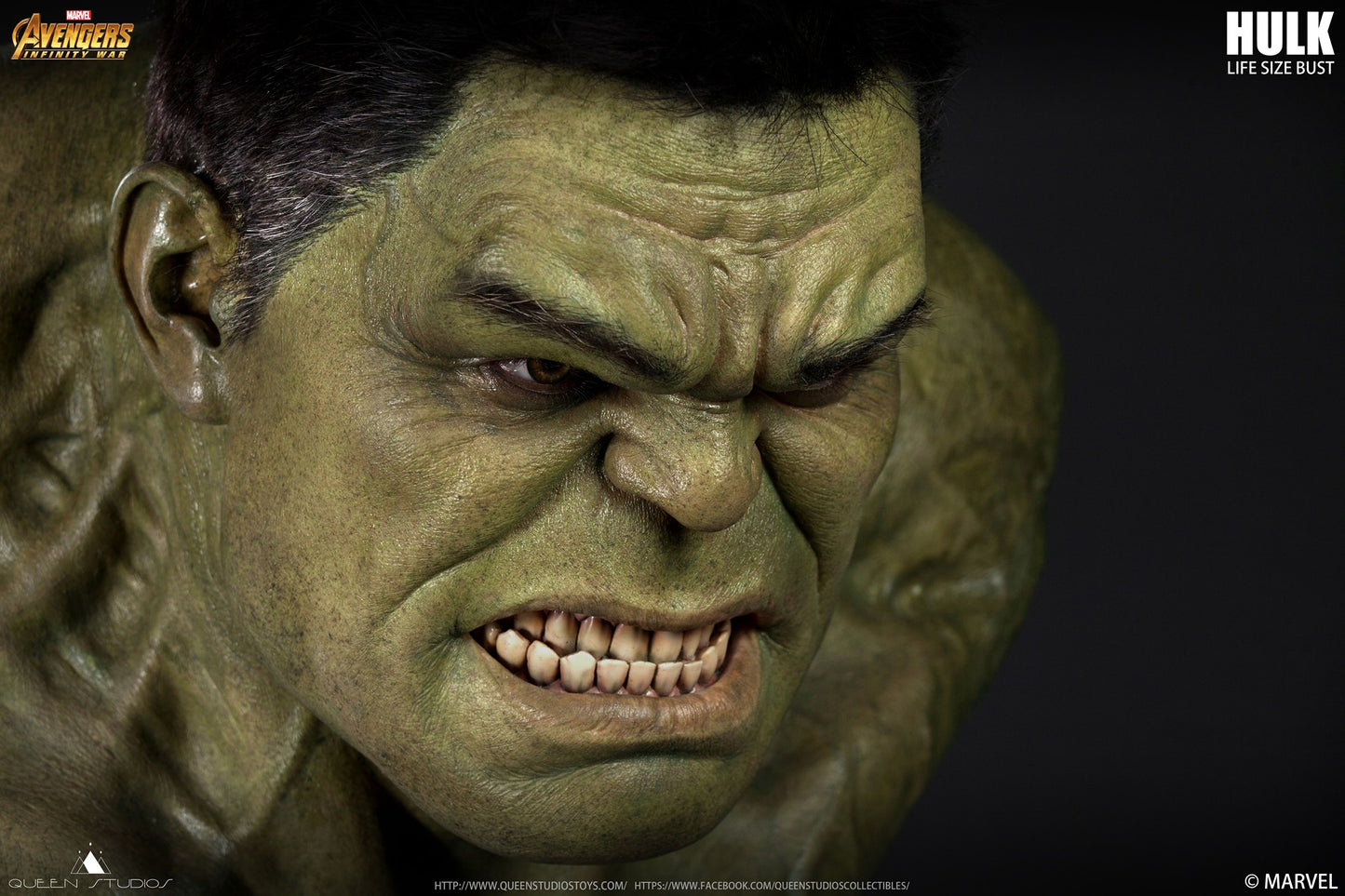 Queen Studios Hulk 1:1 Lifesize Bust