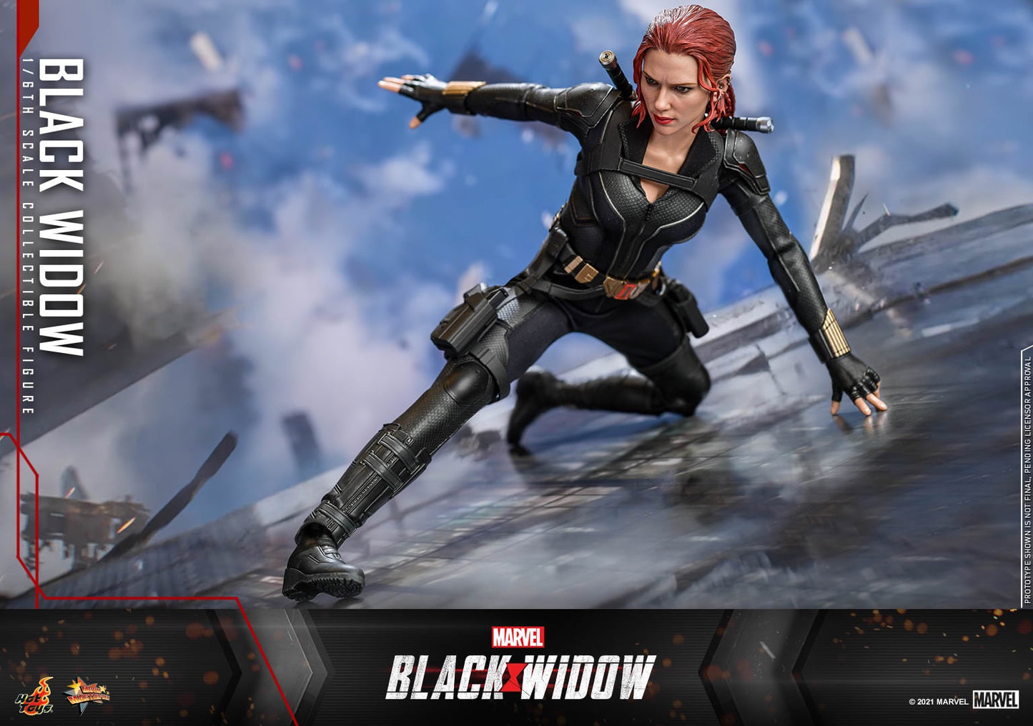 Hot Toys Black Widow - 1/6th scale Black Widow Collectible Figure (Regular Version) MMS603