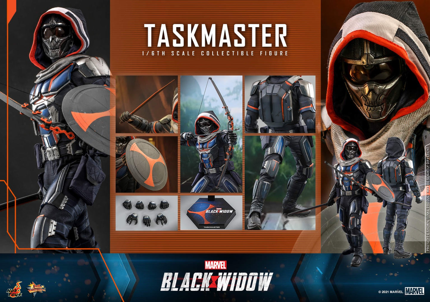 Hot Toys Black Widow - Taskmaster  1:6 Scale Collectible Figure MMS602