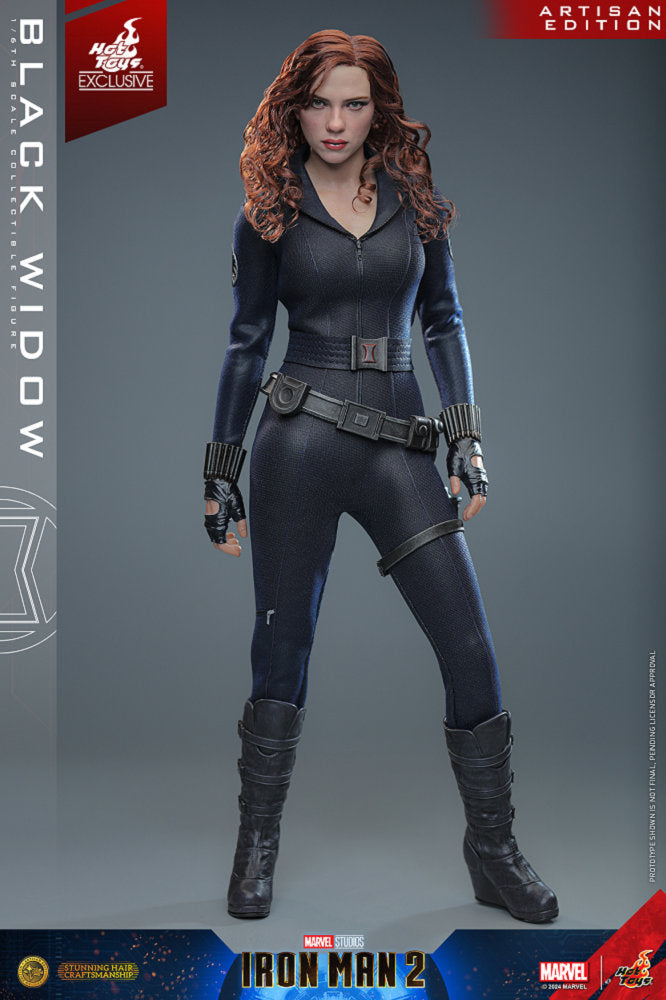 Hot Toys Iron Man 2 - 1:6 Scale Black Widow Collectible Figure (Artisan Edition)(Regular Edition)(Without An Iron Man Gauntlet With Two Interchangeable Hands) MMS757AE