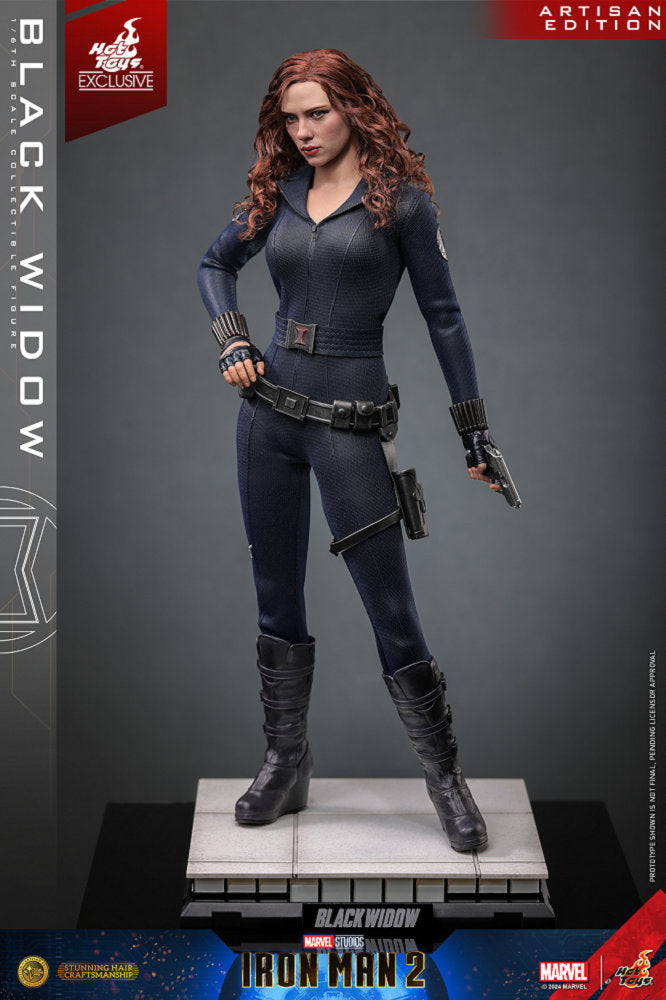 Hot Toys Iron Man 2 - 1:6 Scale Black Widow Collectible Figure (Artisan Edition)(Regular Edition)(Without An Iron Man Gauntlet With Two Interchangeable Hands) MMS757AE