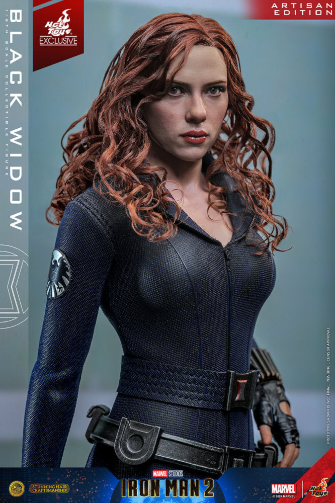 Hot Toys Iron Man 2 - 1:6 Scale Black Widow Collectible Figure (Artisan Edition)(Regular Edition)(Without An Iron Man Gauntlet With Two Interchangeable Hands) MMS757AE