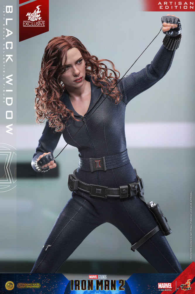 Hot Toys Iron Man 2 - 1:6 Scale Black Widow Collectible Figure (Artisan Edition)(Regular Edition)(Without An Iron Man Gauntlet With Two Interchangeable Hands) MMS757AE