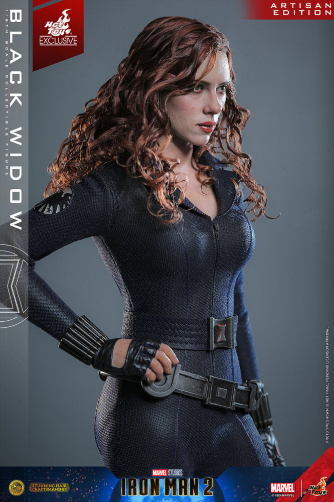 Hot Toys Iron Man 2 - 1:6 Scale Black Widow Collectible Figure (Artisan Edition)(Regular Edition)(Without An Iron Man Gauntlet With Two Interchangeable Hands) MMS757AE