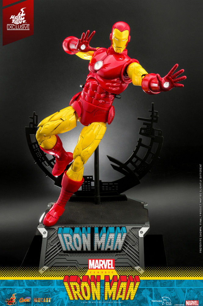 Hot Toys Marvel Comics - 1/6th Scale Classic Iron Man Collectible Figure [hot Toys Exclusive] Cms014d57 (Standard Edition)