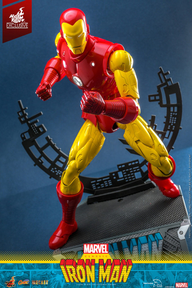 Hot Toys Marvel Comics - 1/6th Scale Classic Iron Man Collectible Figure [hot Toys Exclusive] Cms014d57 (Standard Edition)