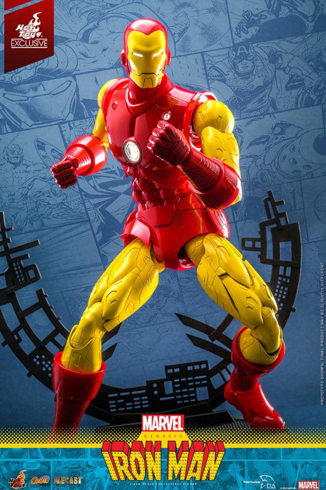 Hot Toys Marvel Comics - 1/6th Scale Classic Iron Man Collectible Figure [hot Toys Exclusive] Cms014d57 (Standard Edition)