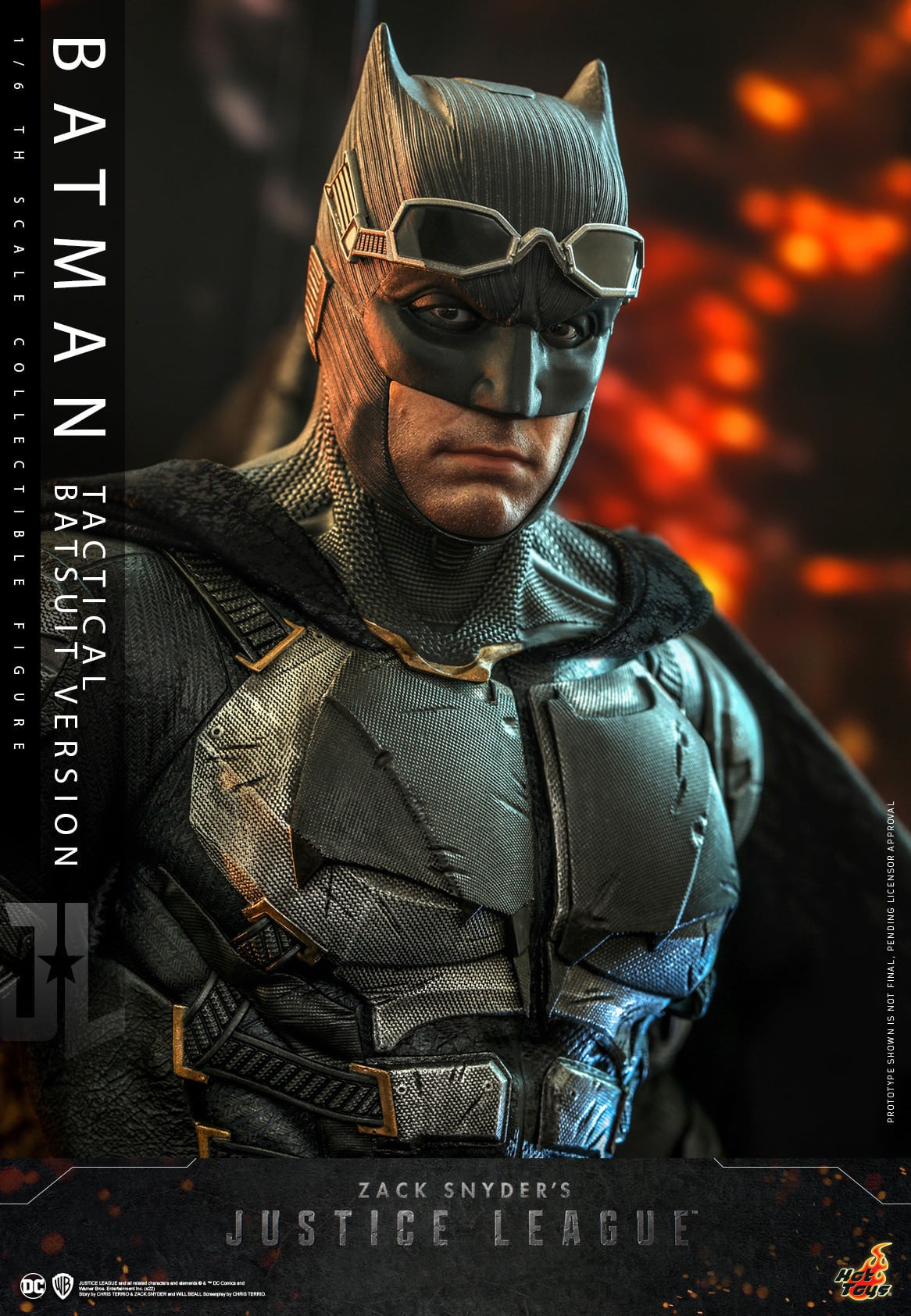 Hot Toys "Zack Snyder's Justice League" 1:6 Scale Batman (Tactical Batsuit Version) Collectible Figure TMS085