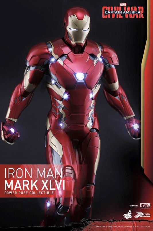 Hot Toys Captain Amercia Civil War Iron Man Mark 46 Power Pose PPS003