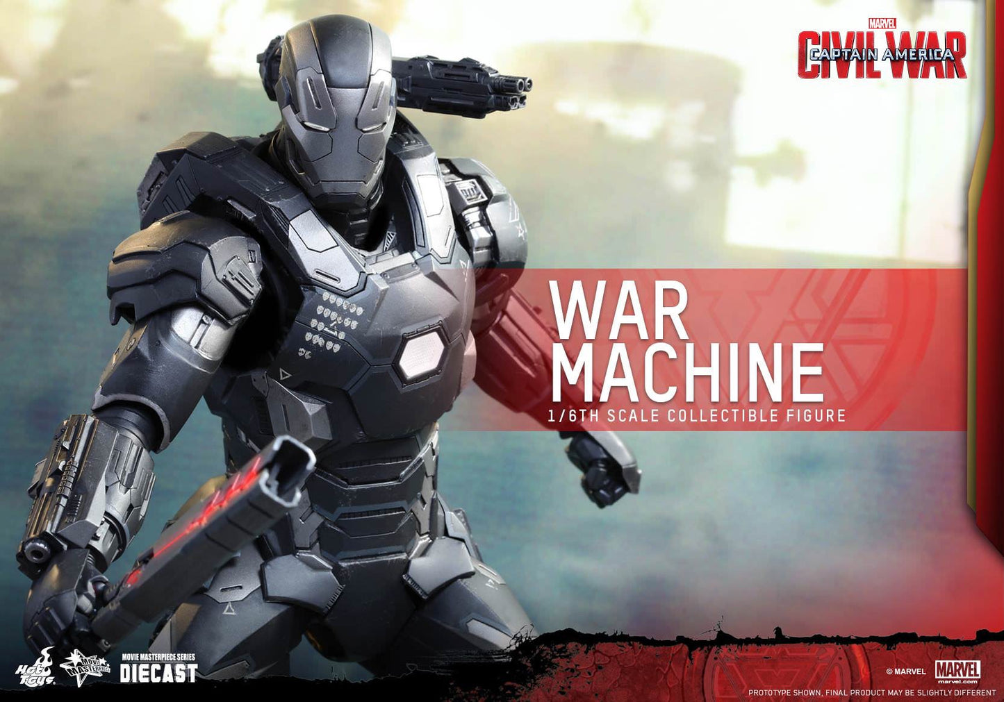 Hot Toys Captain Amercia Civil War War Machine Mark 3 MMS344D15