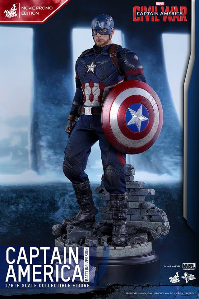 Hot Toys Captain America ( Battling Version) Movie Promo Edition MMS360