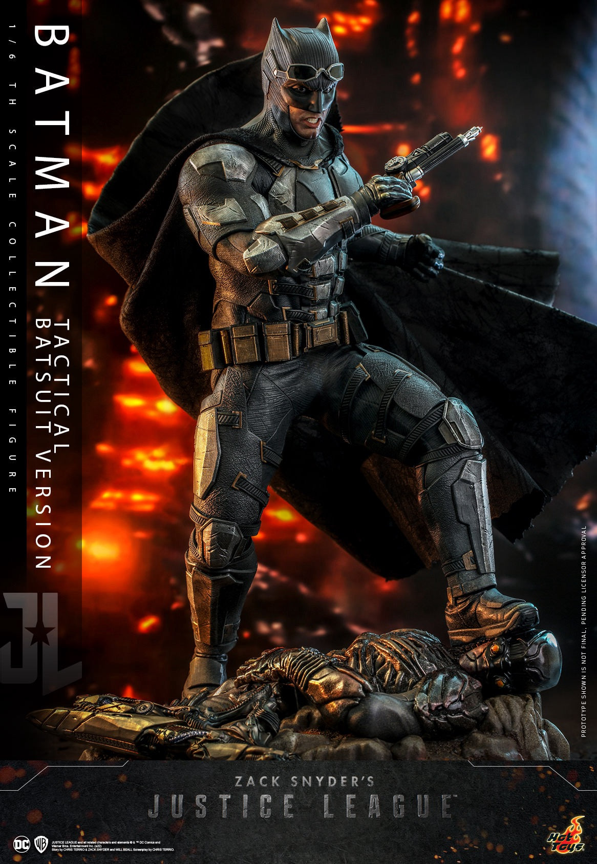 Hot Toys "Zack Snyder's Justice League" 1:6 Scale Batman (Tactical Batsuit Version) Collectible Figure TMS085