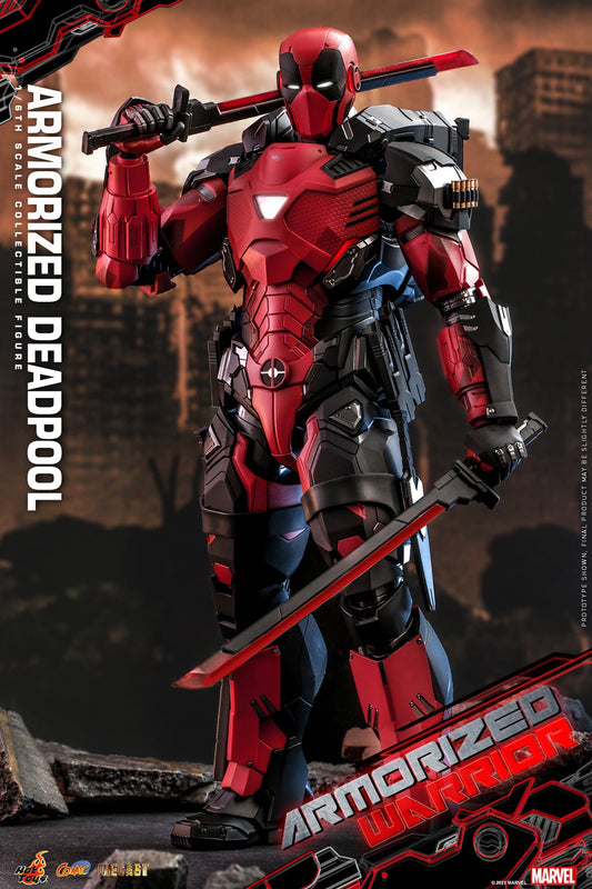 Hot Toys Armorized Warrior - 1/6th scale Armored Deadpool Collectible Figure [Armorized Warrior Collection (Special Version) CMS09D42B