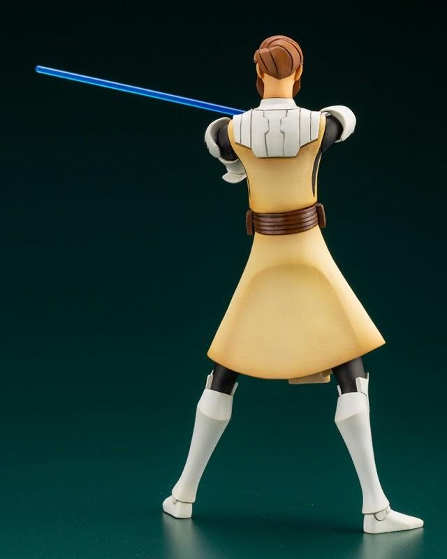 Kotobukiya Star Wars: The Clone Wars Artfx+ Obi Wan Kenobi - The Clone Wars Ver. 1/10 Pre-Painted PVC Easy-to-Assemble Statue