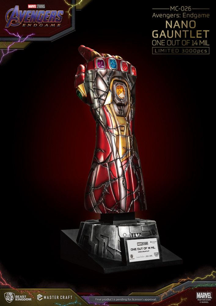 Beast Kingdom Avengers: Endgame Master Craft Life Size Nano Gauntlet