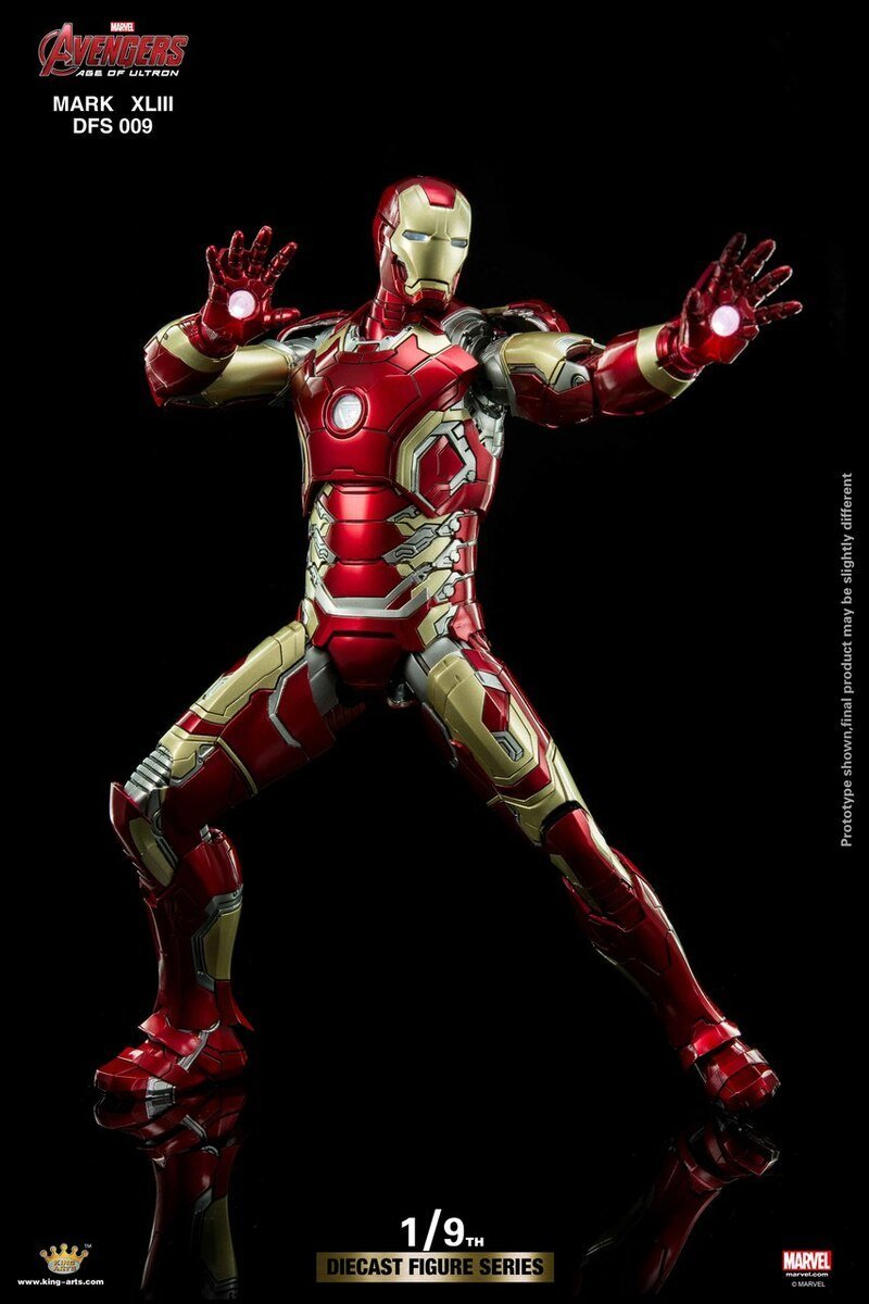 King Arts 1:9 Scale Iron Man Mark XLIII Collectible Figure