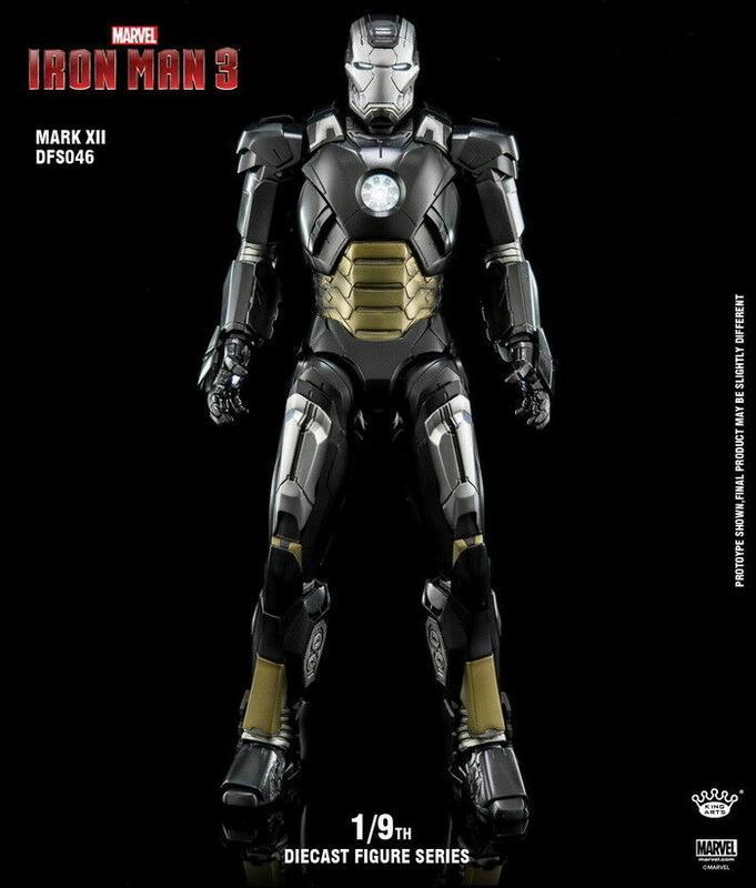 King Arts 1:9 Scale Iron Man Mark XII Collectible Figure