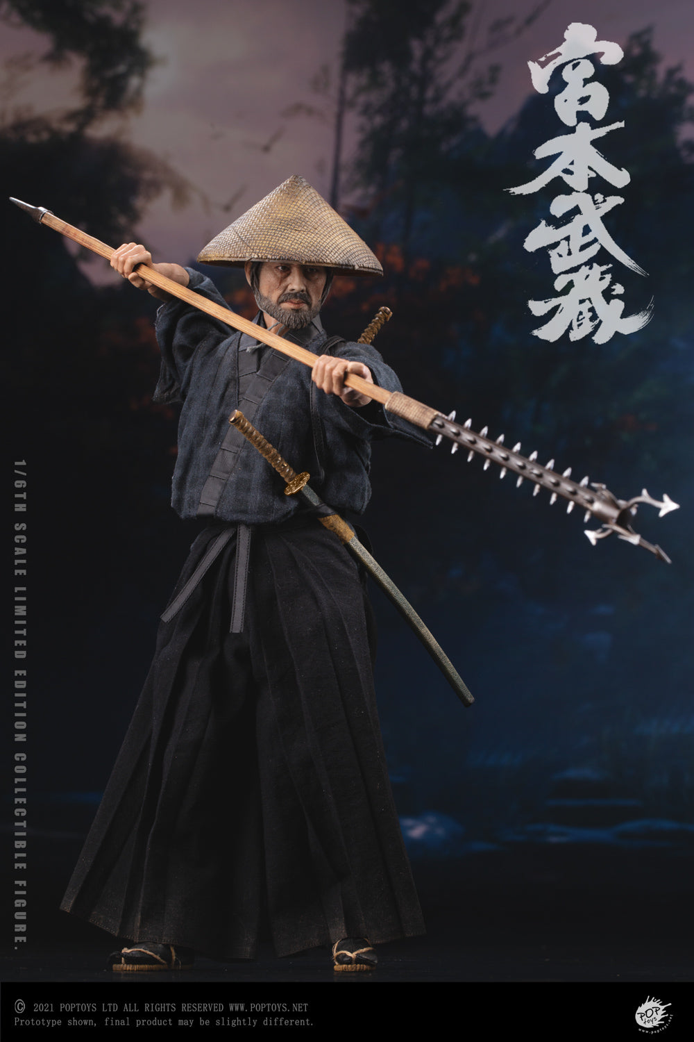 POPTOYS 1:6 Scale Miyamoto Musashi Action Figure