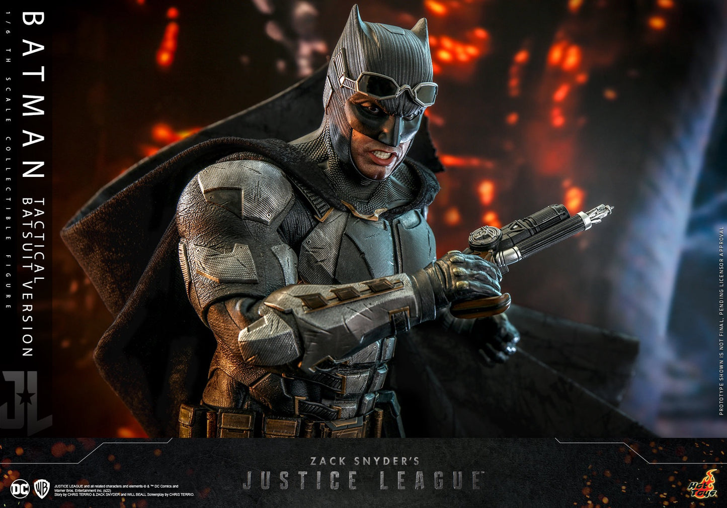 Hot Toys "Zack Snyder's Justice League" 1:6 Scale Batman (Tactical Batsuit Version) Collectible Figure TMS085