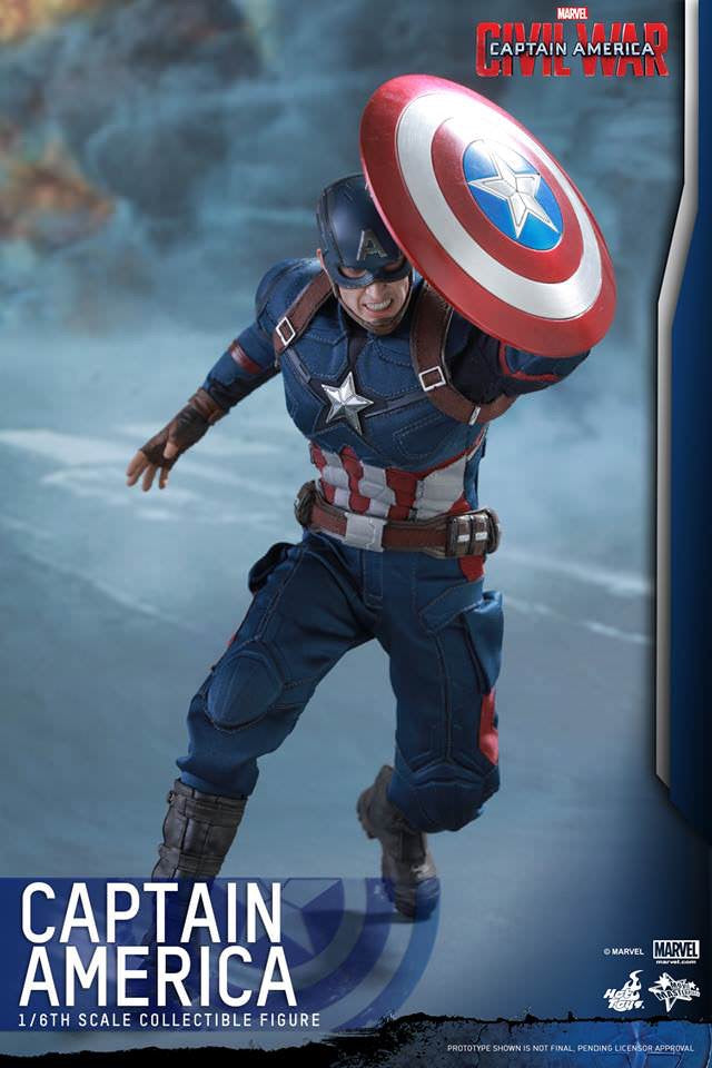 Hot Toys Captain America : Civil War Captain America MMS350