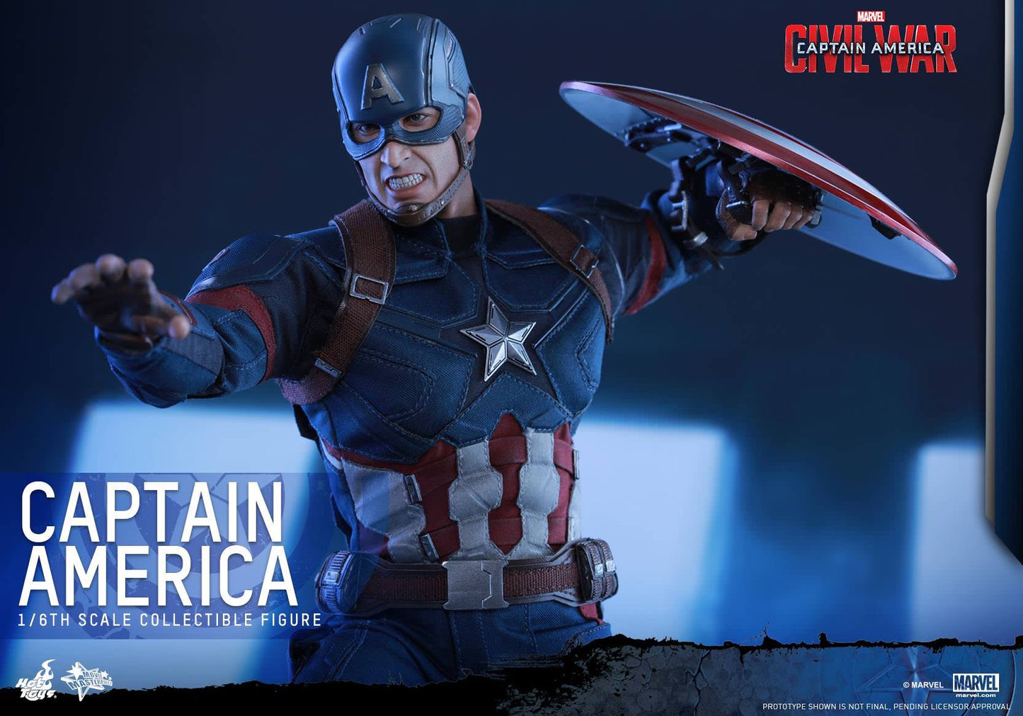 Hot Toys Captain America : Civil War Captain America MMS350