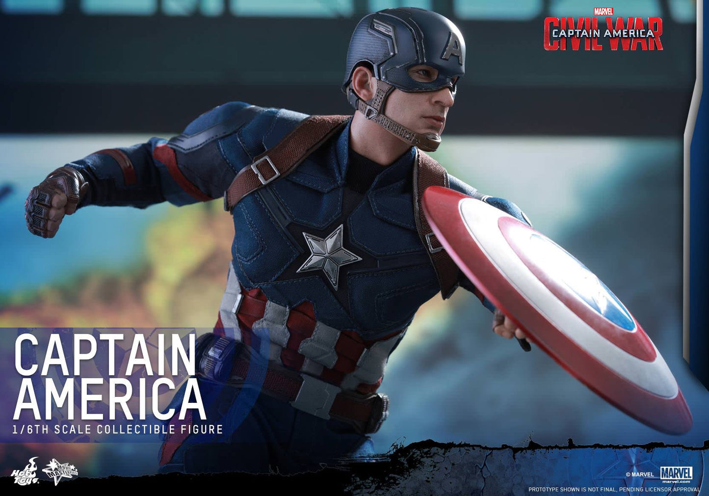 Hot Toys Captain America : Civil War Captain America MMS350