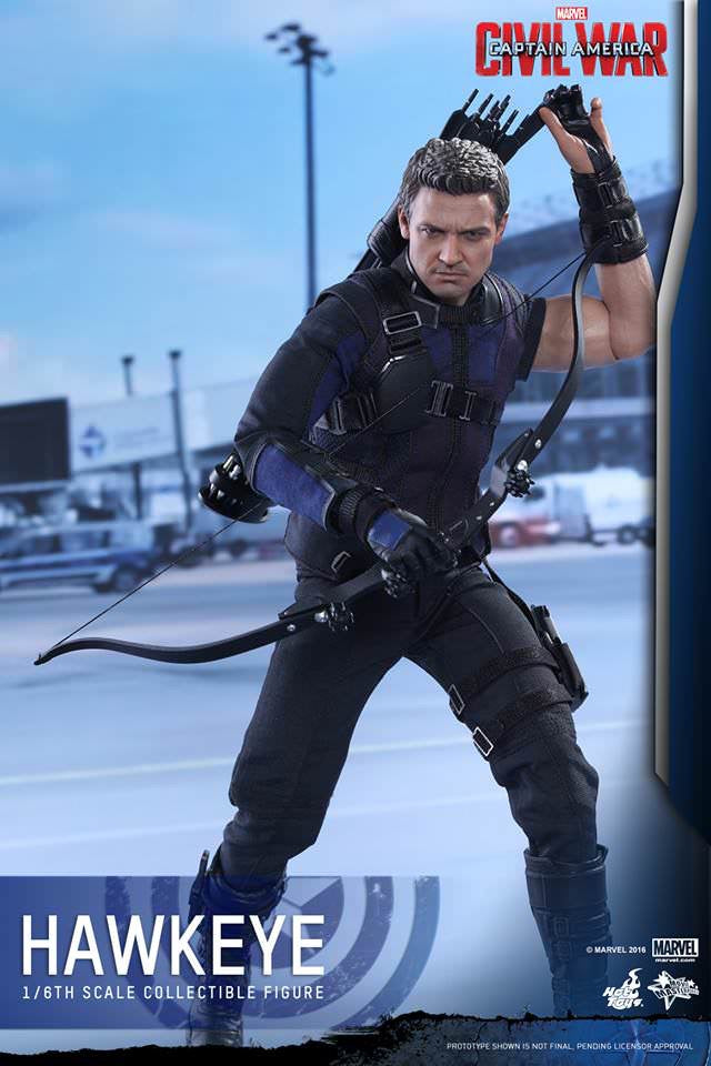 Hot Toys Captain America :Civil War Hawkeye MMS358