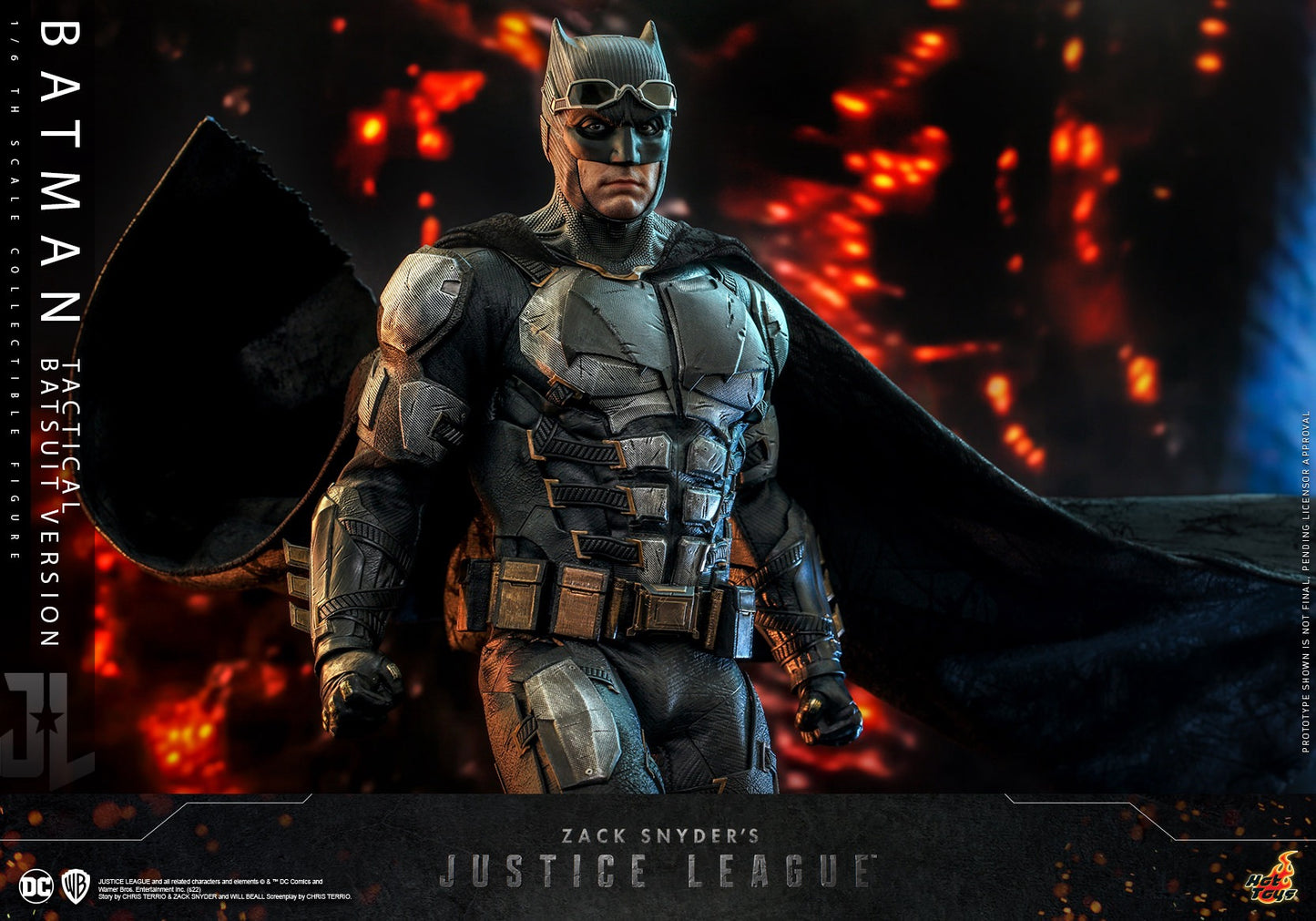 Hot Toys "Zack Snyder's Justice League" 1:6 Scale Batman (Tactical Batsuit Version) Collectible Figure TMS085