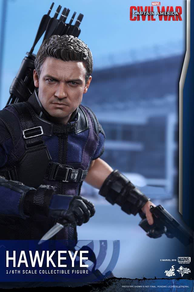 Hot Toys Captain America :Civil War Hawkeye MMS358