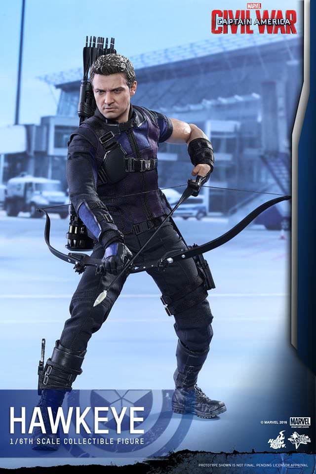 Hot Toys Captain America :Civil War Hawkeye MMS358