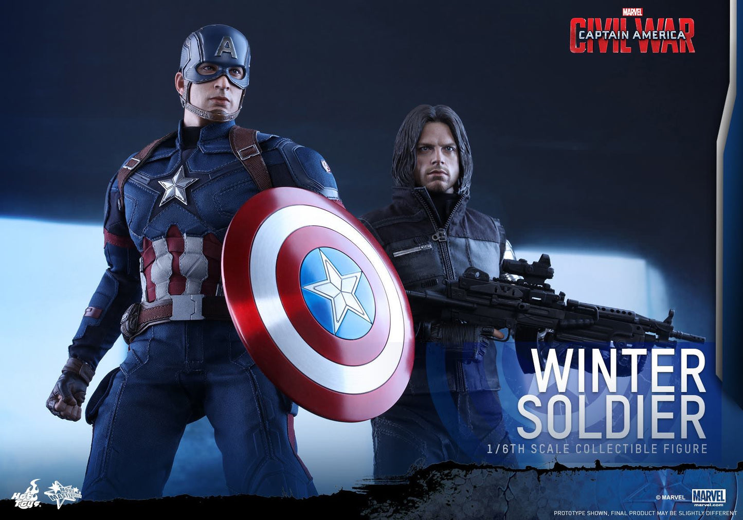 Hot Toys Captain America :Civil War Winter Soldier MMS351