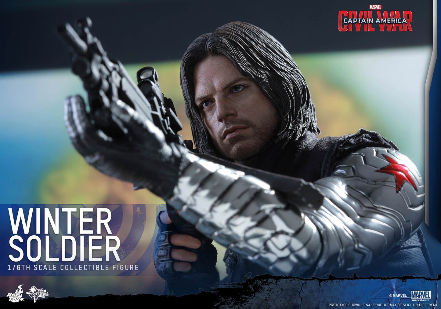 Hot Toys Captain America :Civil War Winter Soldier MMS351