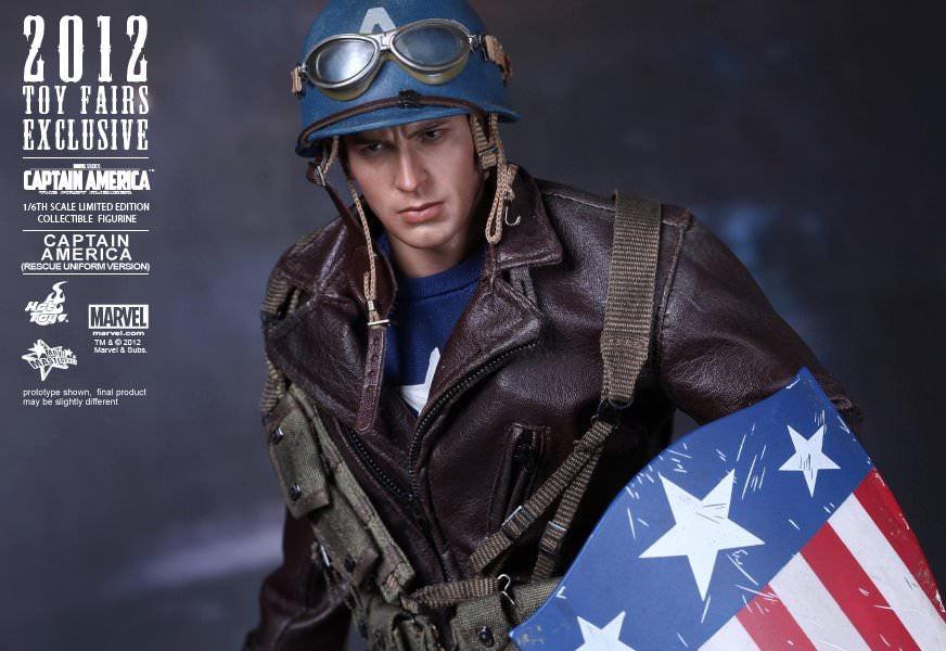 Hot Toys Captain America First Avengers Captain America (Rescue Uniform Version) MMS180