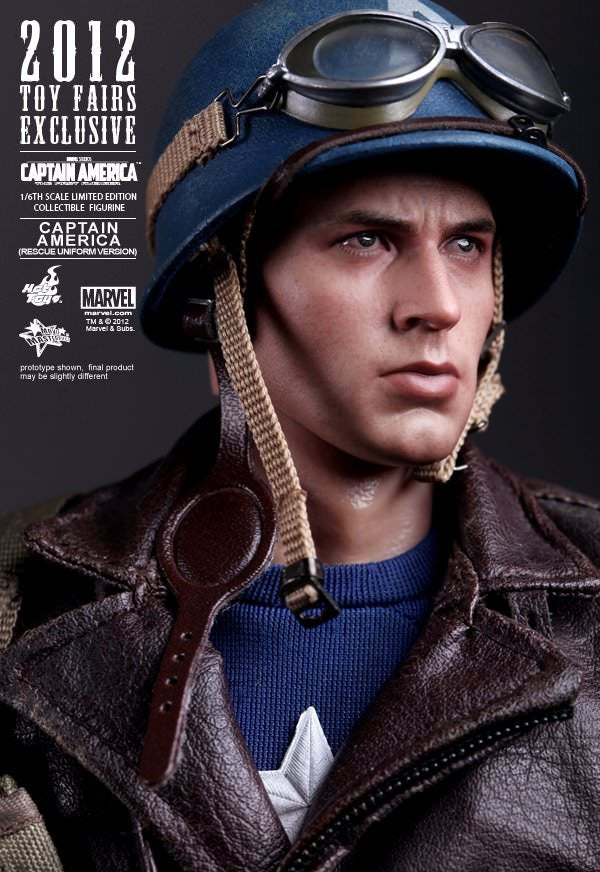 Hot Toys Captain America First Avengers Captain America (Rescue Uniform Version) MMS180