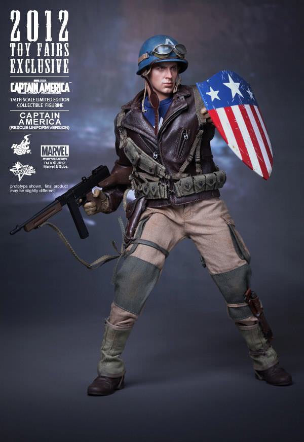 Hot Toys Captain America First Avengers Captain America (Rescue Uniform Version) MMS180