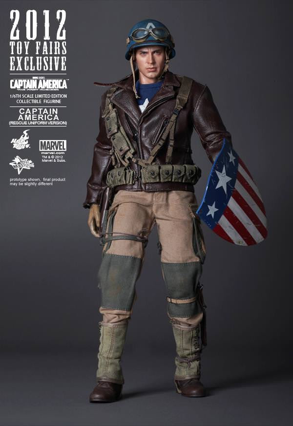 Hot Toys Captain America First Avengers Captain America (Rescue Uniform Version) MMS180