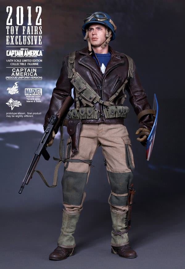 Hot Toys Captain America First Avengers Captain America (Rescue Uniform Version) MMS180