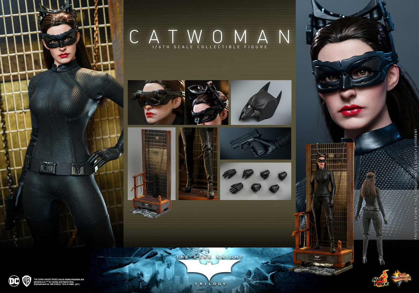 Hot Toys 1:6 Scale The Dark Knight Trilogy - Catwoman Collectible Figure MMS627