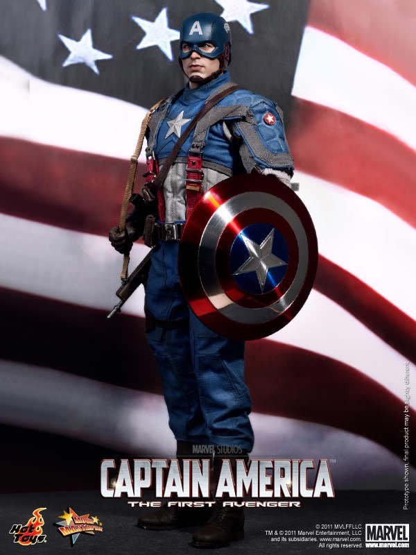 Hot Toys Captain America First Avengers Captain America MMS156