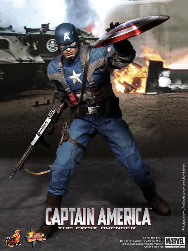 Hot Toys Captain America First Avengers Captain America MMS156