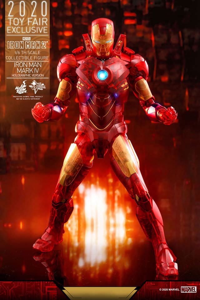 Hot Toys Iron Man 2 - Iron Man Mark IV (Holographic Version) MMS568