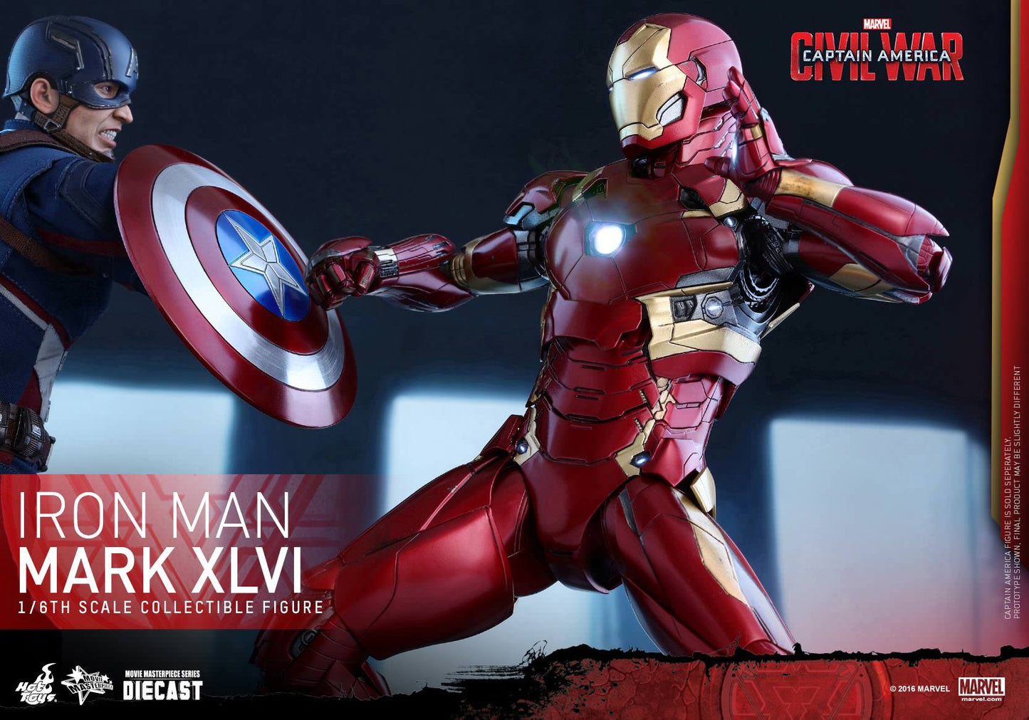 Hot Toys Captain America: Civil War - Iron Man Mark XLVI MMS353D16