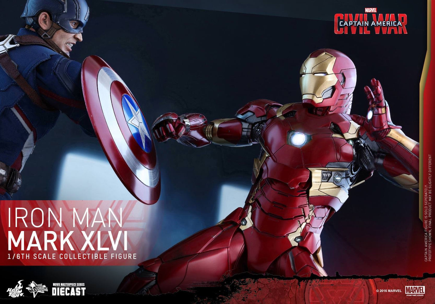 Hot Toys Captain America: Civil War - Iron Man Mark XLVI MMS353D16