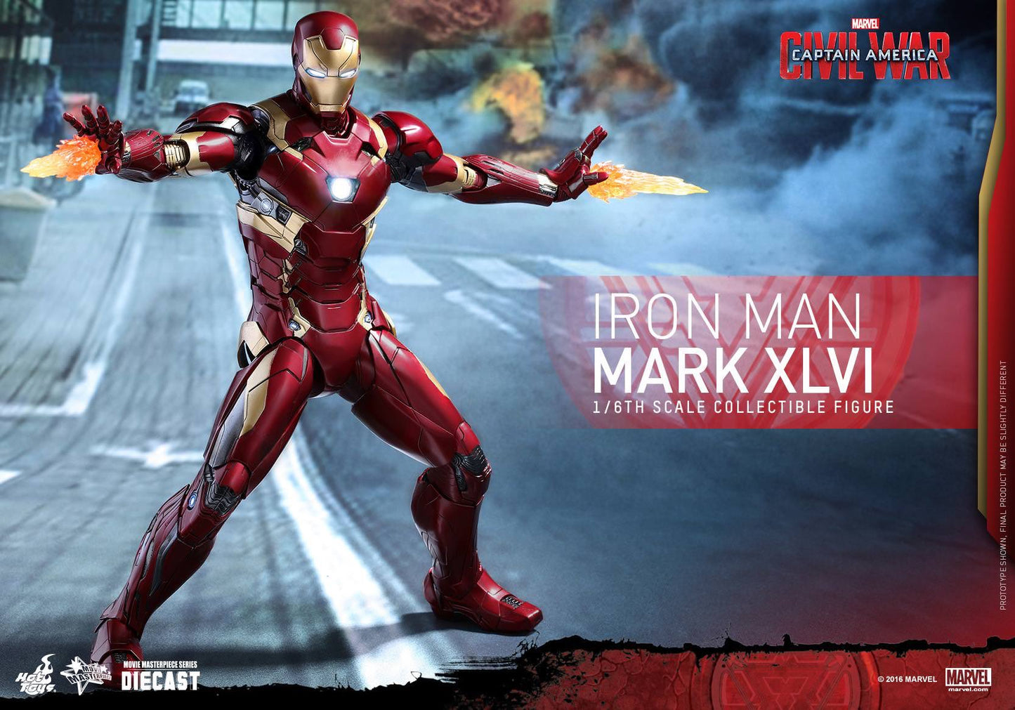 Hot Toys Captain America: Civil War - Iron Man Mark XLVI MMS353D16