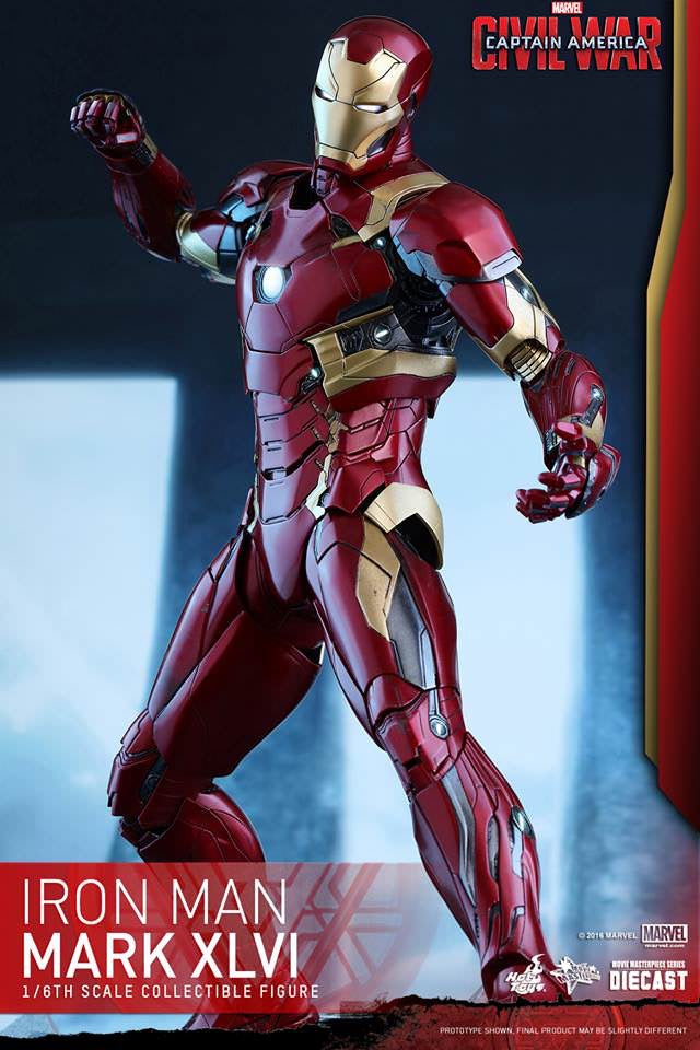 Hot Toys Captain America: Civil War - Iron Man Mark XLVI MMS353D16