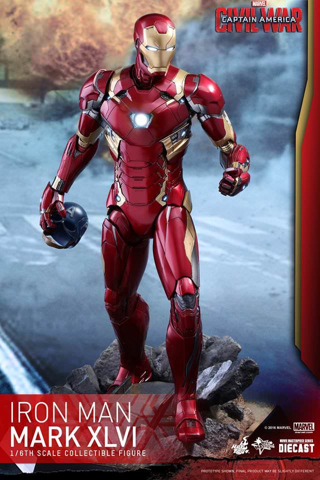 Hot Toys Captain America: Civil War - Iron Man Mark XLVI MMS353D16